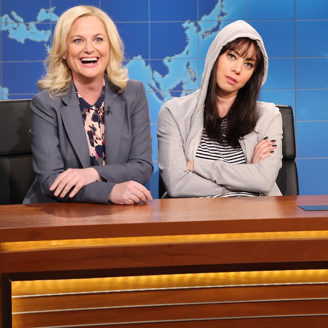 Aubrey Plaza and Amy Poehler Have a Parks and Rec Reunion Aubrey Plaza and Amy Poehler Have a Parks and Rec Reunion